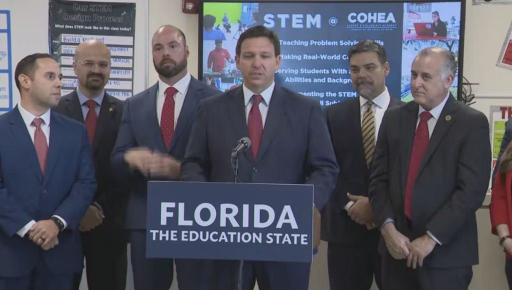 DeSantis announces $289 million education commitment to help struggling students