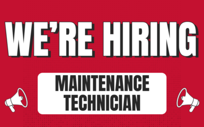 Now Hiring: Maintenance Technician